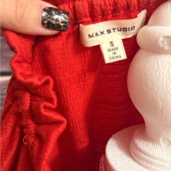 Max Studio Vibrant Red Long Sleeve Dress - Picture 2 of 5